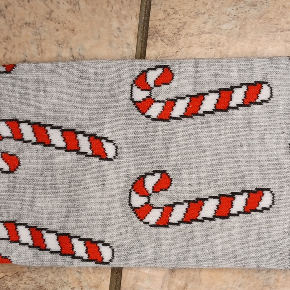2 pairs of holiday themed socks OS - Picture 5 of 12